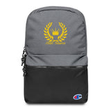 Static Trauma X Champion Embroidered Backpack