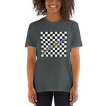 Checker Short-Sleeve Unisex T-Shirt