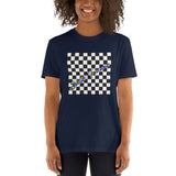 Checker Short-Sleeve Unisex T-Shirt