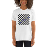 Checker Short-Sleeve Unisex T-Shirt