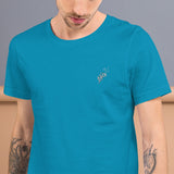 Embroidered Fly Away Short-Sleeve Unisex T-Shirt