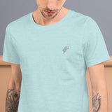 Embroidered Fly Away Short-Sleeve Unisex T-Shirt