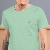 Embroidered Fly Away Short-Sleeve Unisex T-Shirt