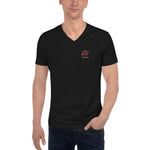 Rose Unisex Short Sleeve V-Neck T-Shirt