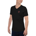 Rose Unisex Short Sleeve V-Neck T-Shirt